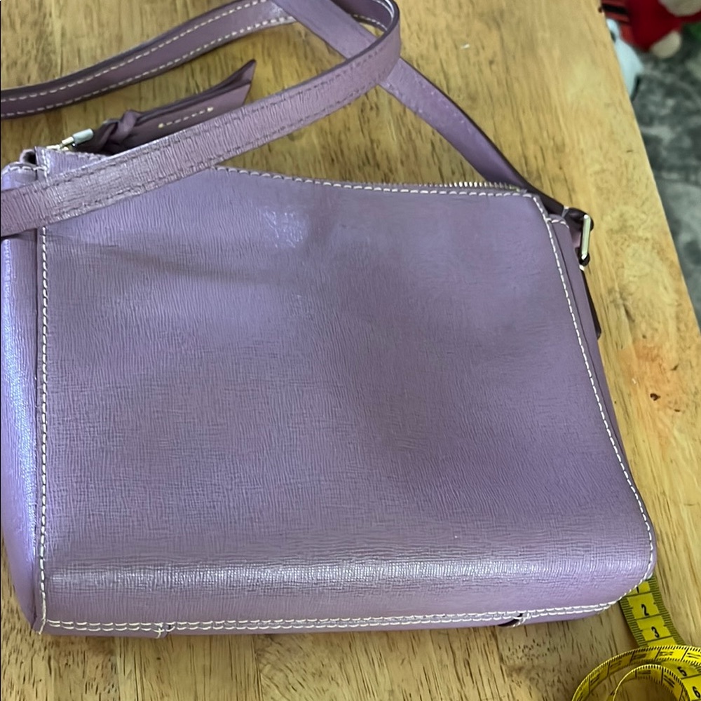 Dooney & Bourke Purple Leather Crossbody Bag - Picture 3 of 8